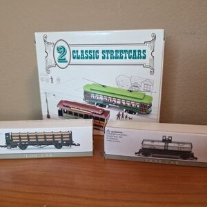 Classic Streetcars 2 (Desire St,Powell & Mason St)Trolley Cable, Log & Tank Cars